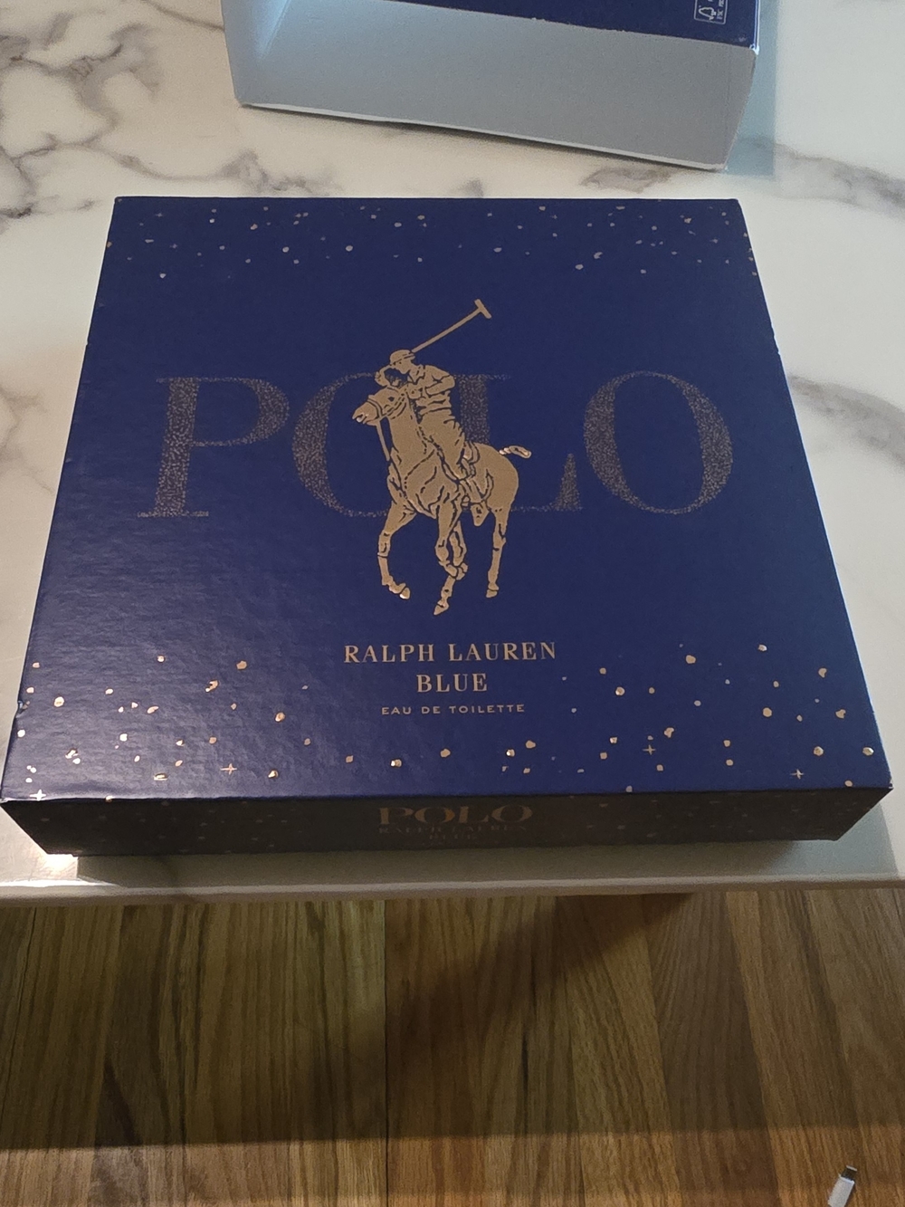 UNOPENED NEVER USED Ralph Lauren Blue Gift Set Box